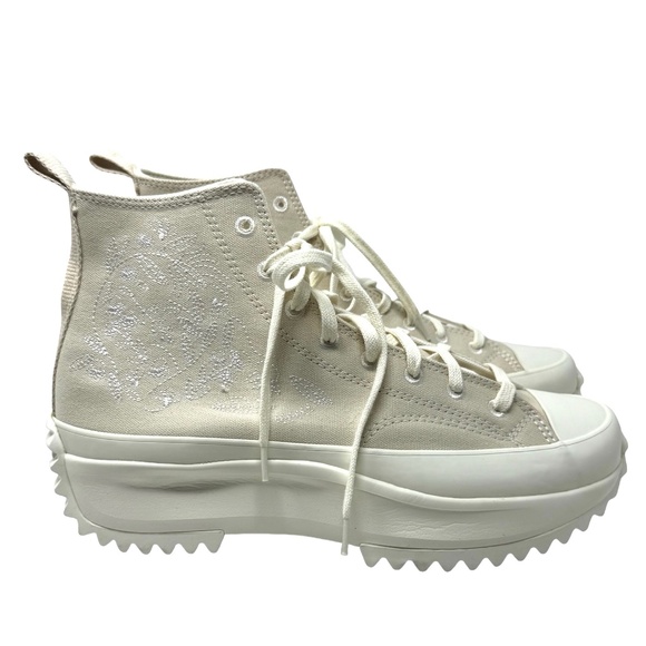 Converse Other - Converse Run Star Hike Platform Sneakers Men's Shoes Skate Canvas Ivory A02078C